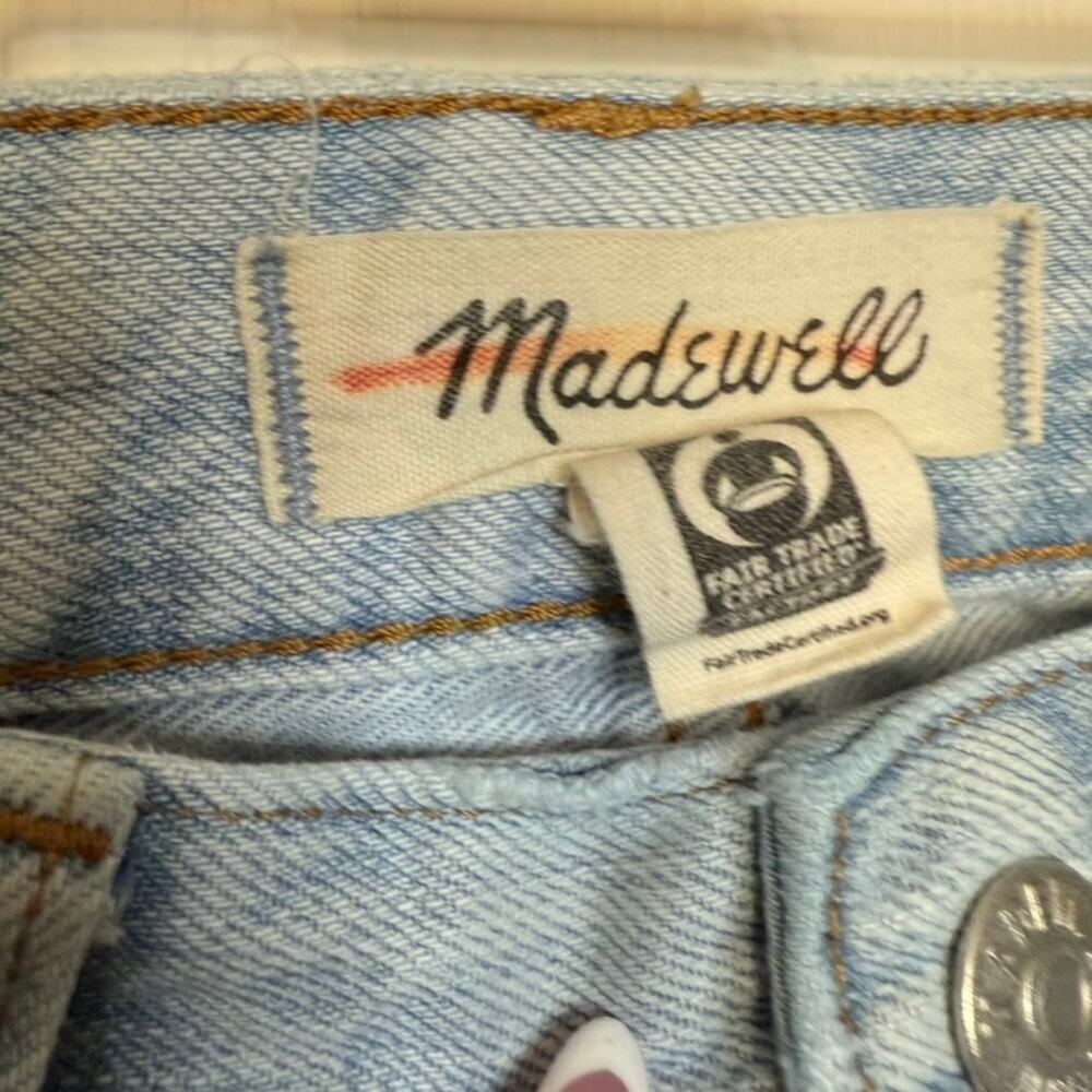 Madewell The Curvy Perfect Vintage Jean High Rise Light Blue Women 24 Denim - Picture 3 of 10
